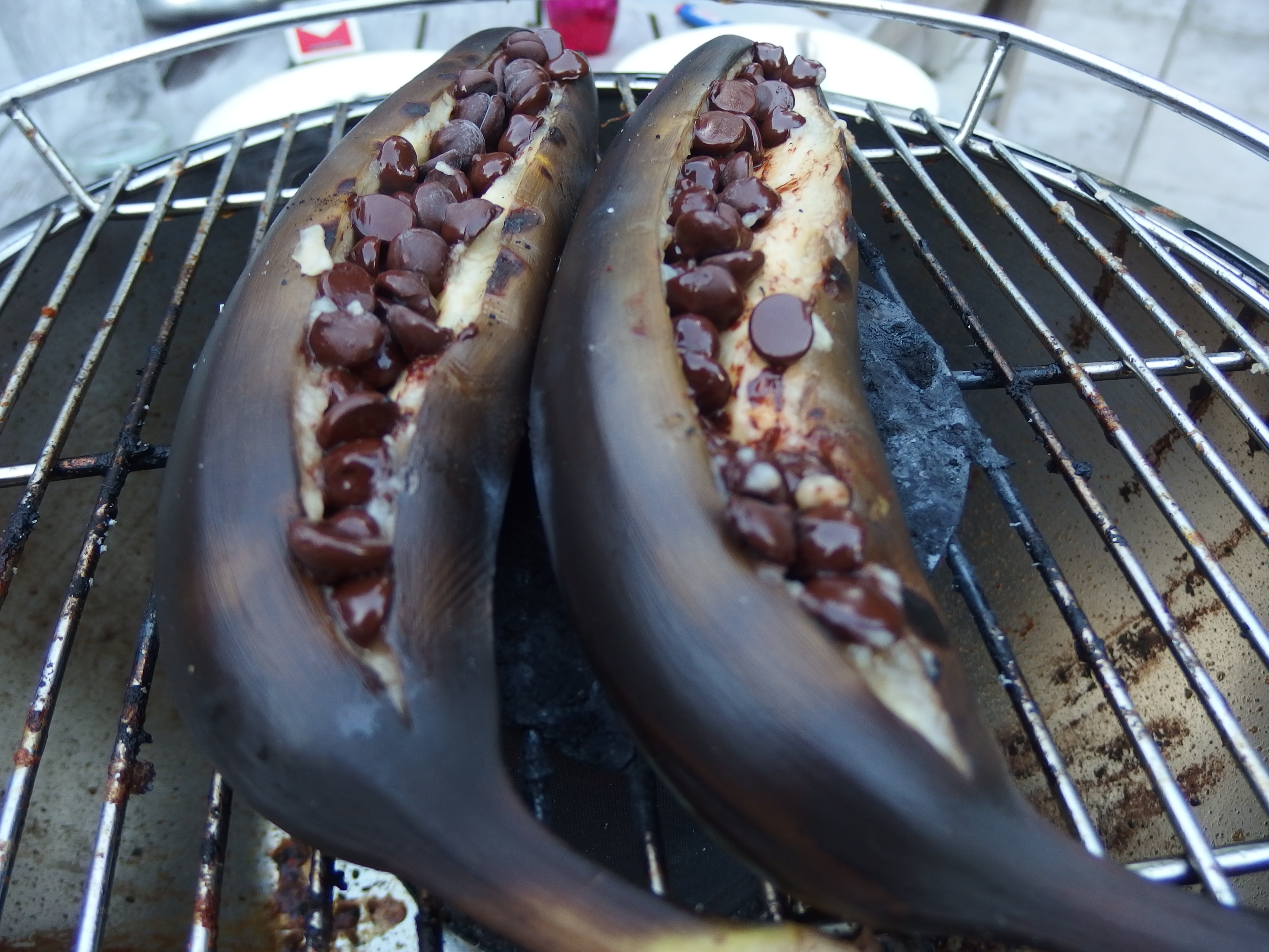 chocolate BBQ banana