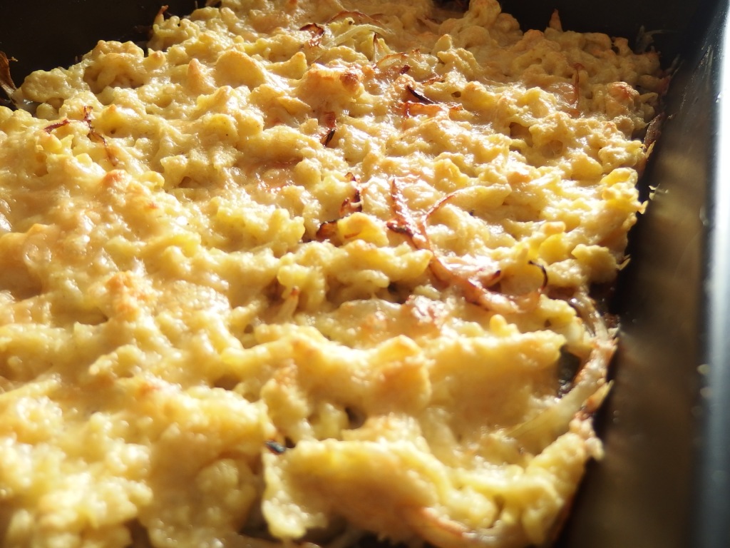12. Austria: Spaetzle with cheese and caramelized onion