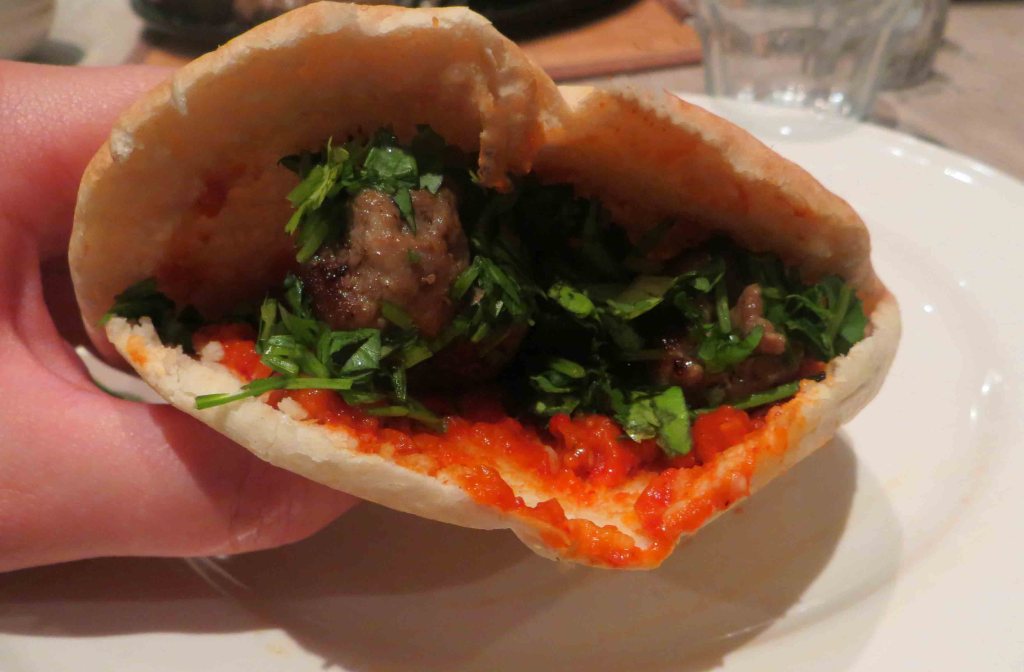 25. Bosnia and Herzegovina: Cevapi with Ajvar (Roasted Red Pepper&nbsp;Sauce)