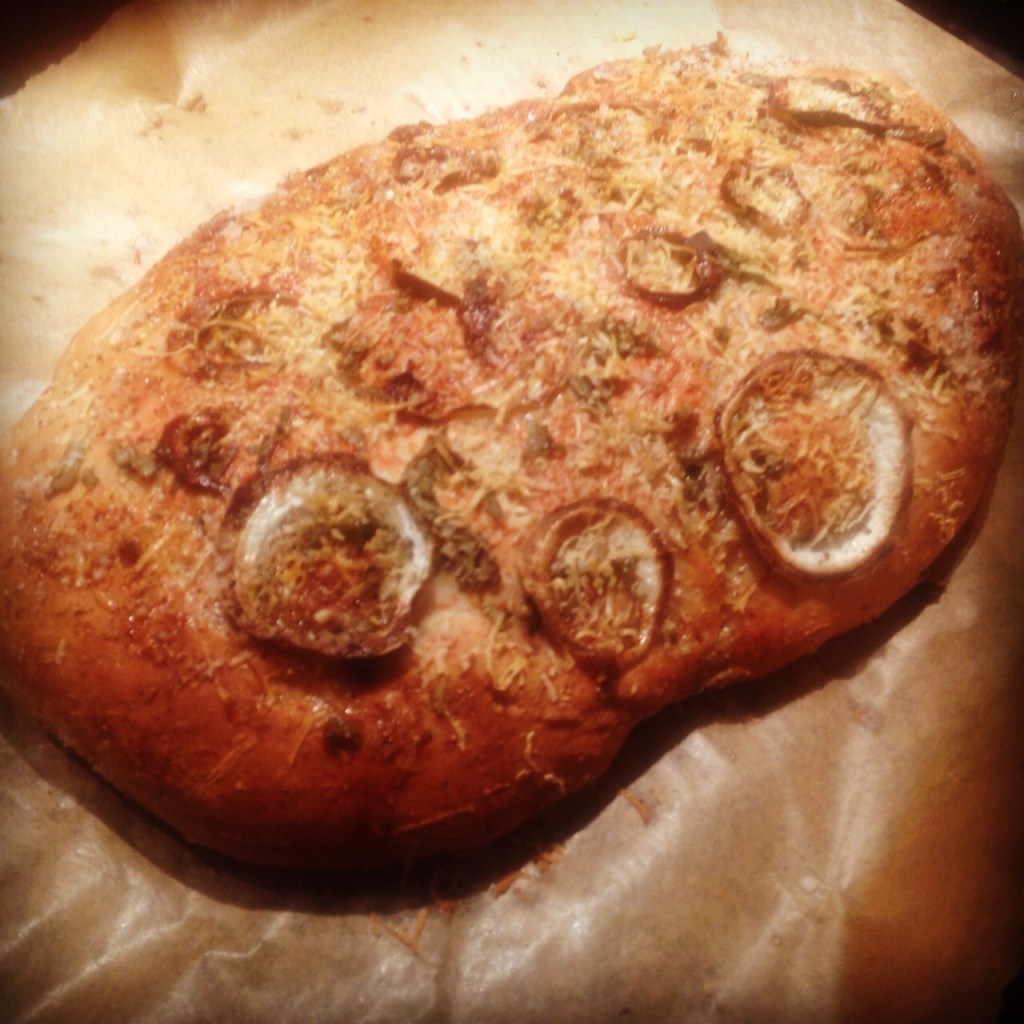 Italian Focaccia Bread with Sage and&nbsp;Olives