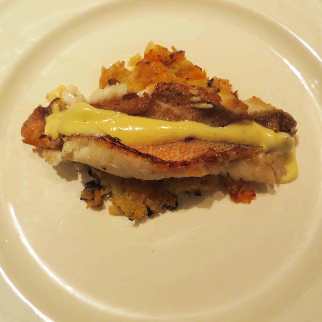 66. Falkland Islands: Smoked Mullet with Vegetable Rosti and Hollandaise&nbsp;Sauce