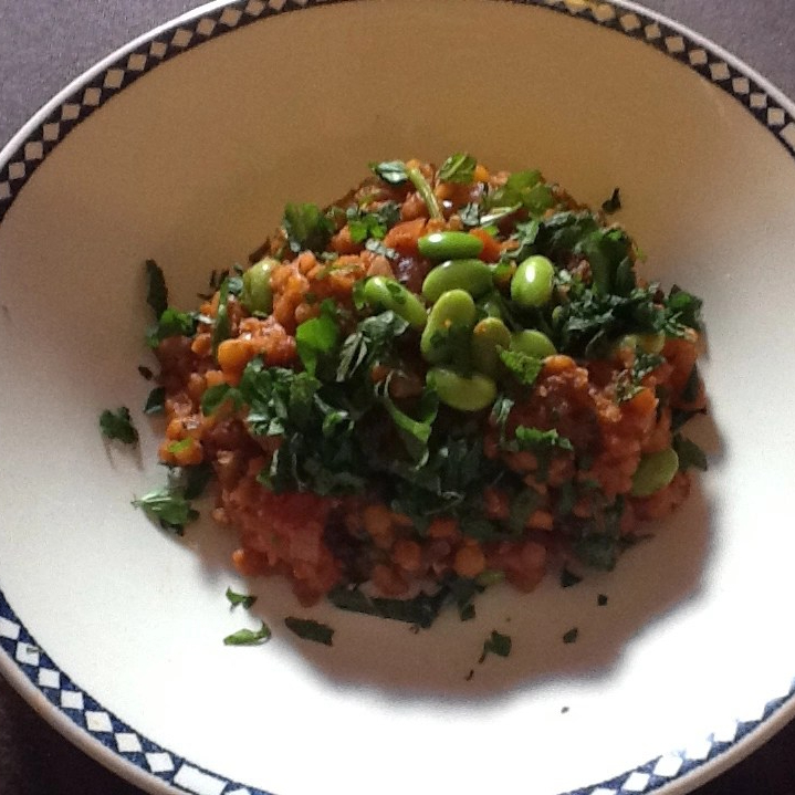 65. Ethiopia: Red Lentil Edamame&nbsp;Stew