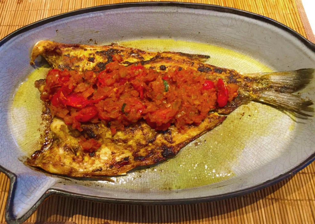 95. Iraq: Masgouf Iraqi Tamarind and Turmeric Marinated&nbsp;Fish