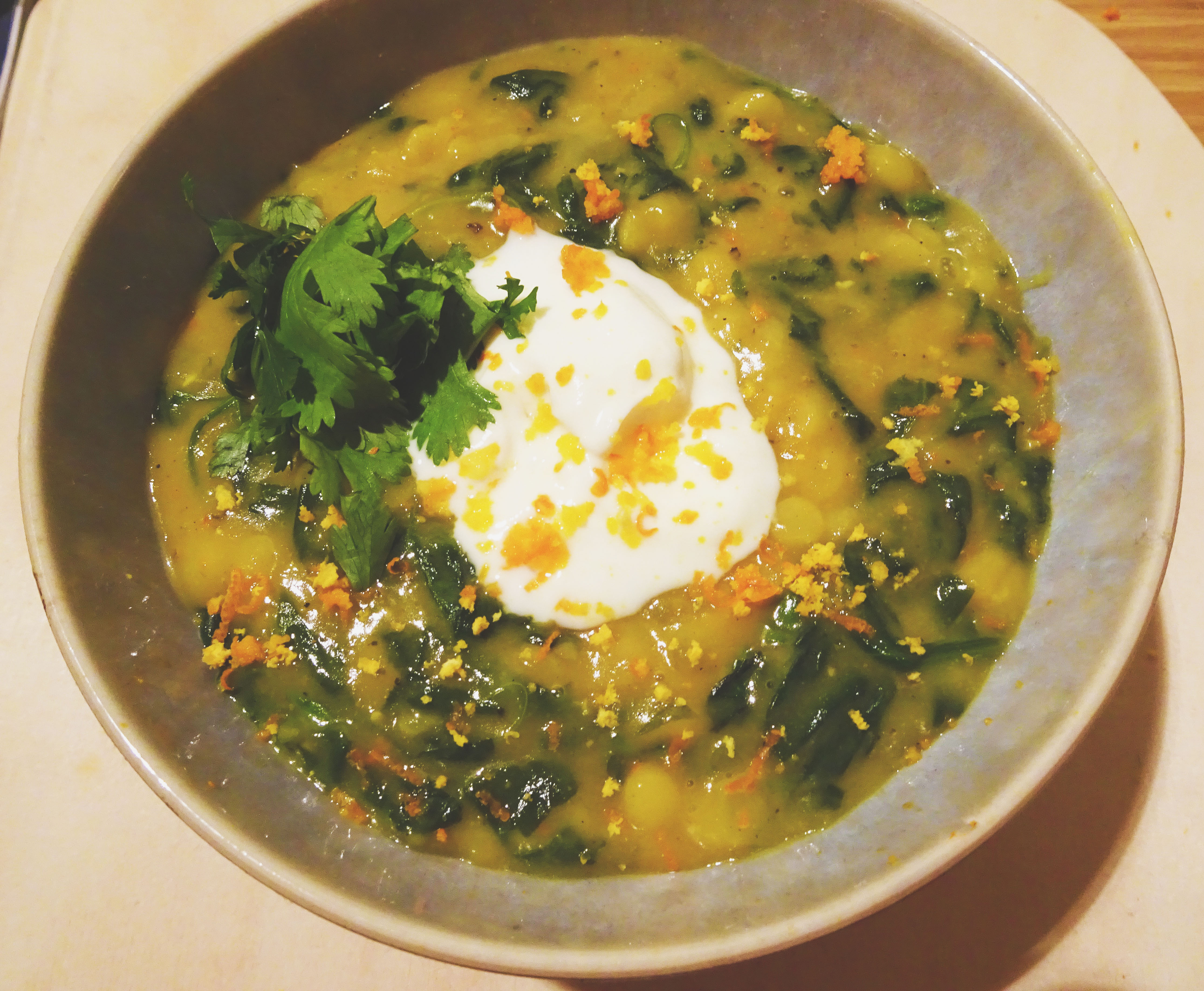 spinach tangerinesoup