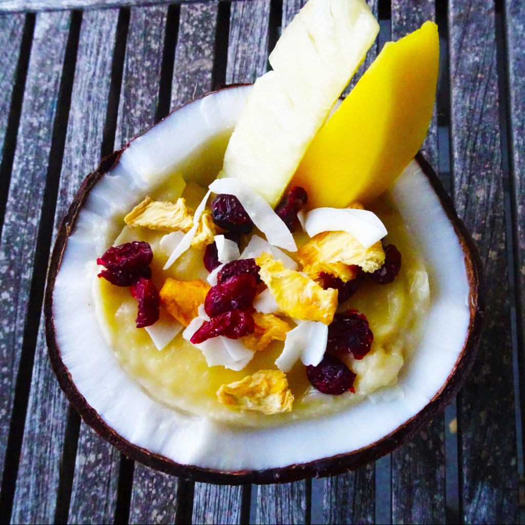 130. Marshall Islands: Coconut Crème with Fresh Mango and&nbsp;Pineapple