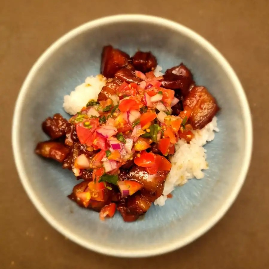 159. New Caledonia: Porc Sucré with Tomato&nbsp;Salsa